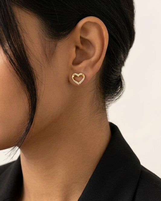 Heart stud