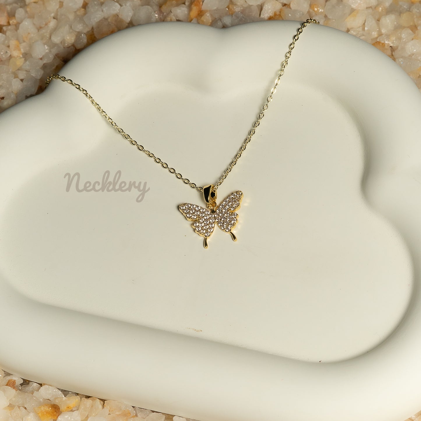 Naomi - butterfly pendant